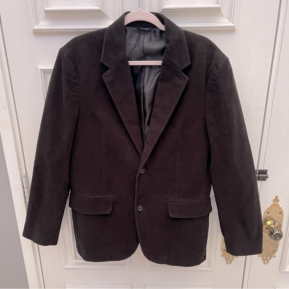 GAP Other - GAP - Black Velour/Velvet Blazer - Size MEDIUM